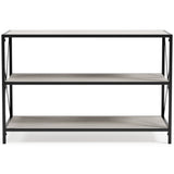 Bayflynn White/Black Bookcase