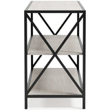 Bayflynn White/Black Bookcase