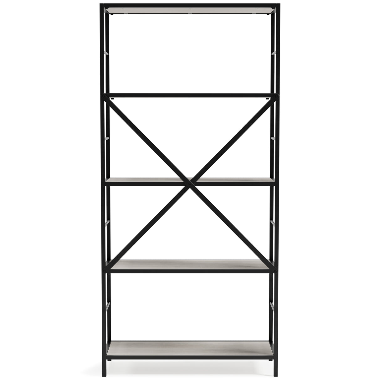 Bayflynn White/Black Bookcase