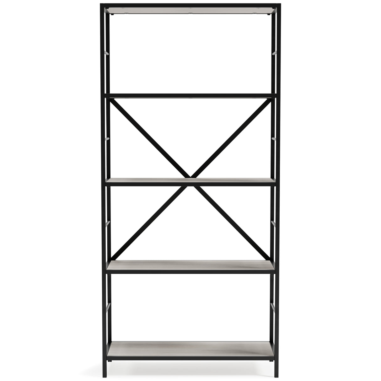 Bayflynn White/Black Bookcase