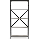 Bayflynn White/Black Bookcase