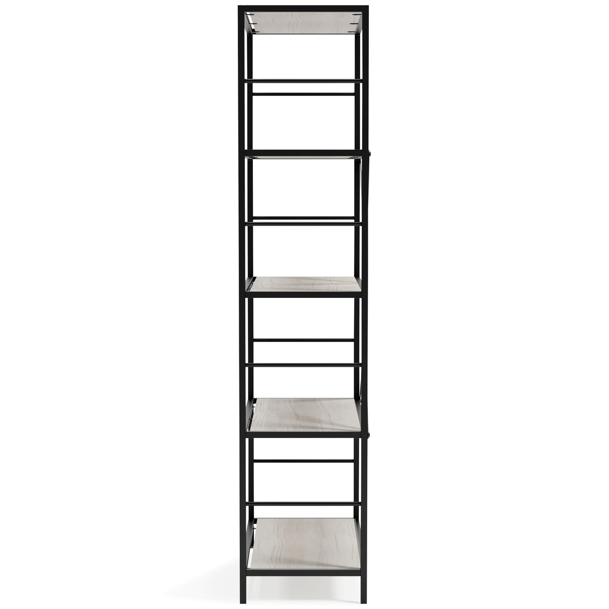 Bayflynn White/Black Bookcase