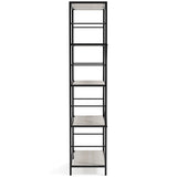 Bayflynn White/Black Bookcase