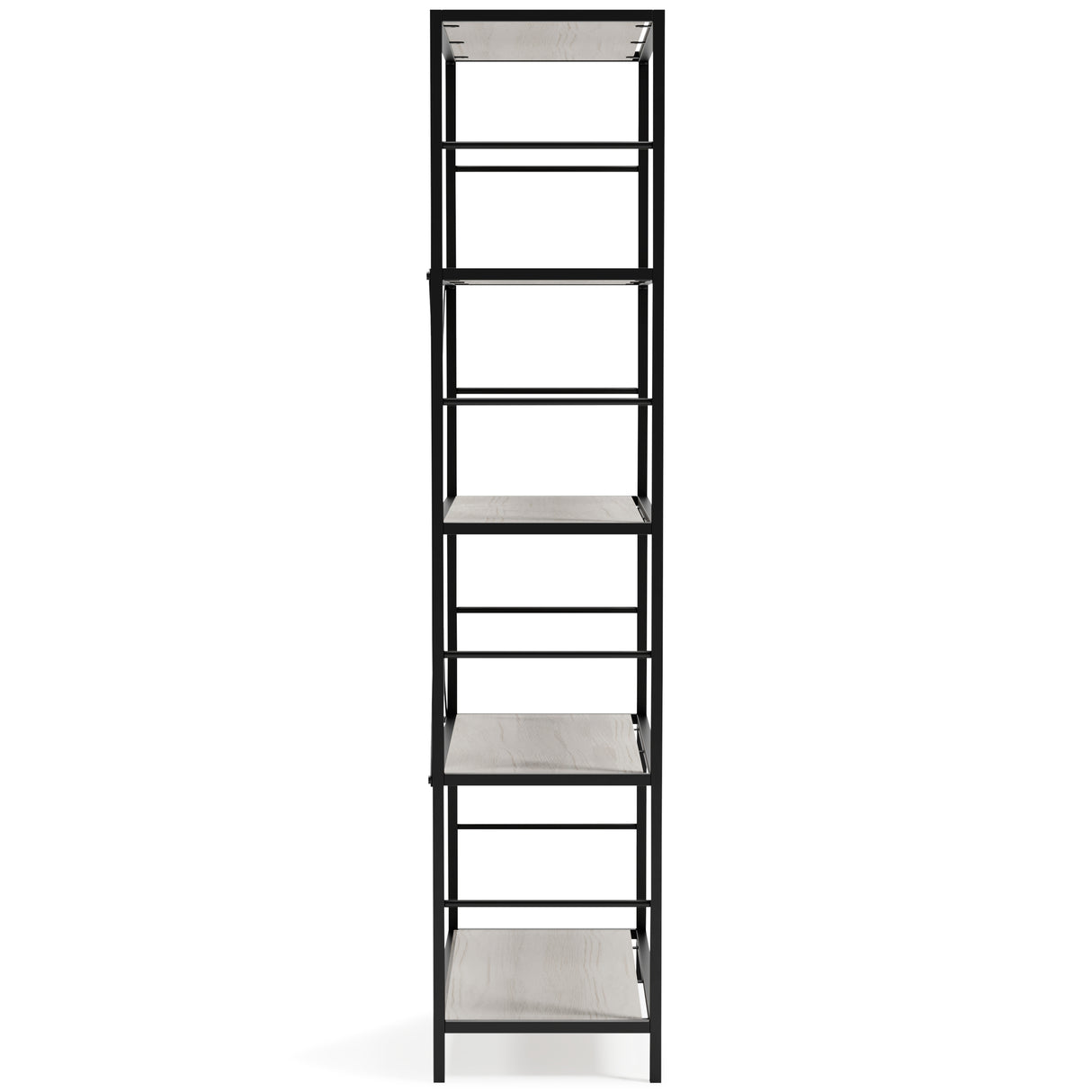 Bayflynn White/Black Bookcase