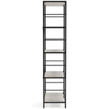 Bayflynn White/Black Bookcase