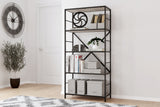 Bayflynn White/Black Bookcase