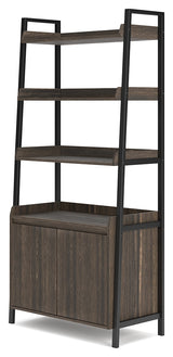 Zendex Dark Brown 72" Bookcase