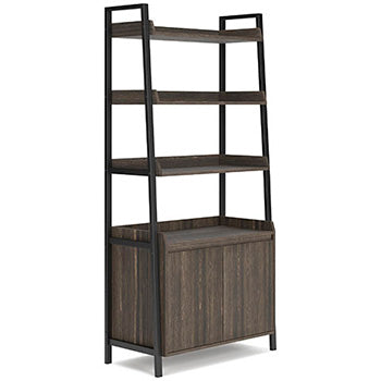 Zendex Dark Brown 72" Bookcase