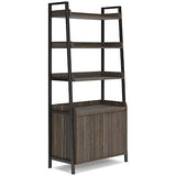 Zendex Dark Brown 72" Bookcase