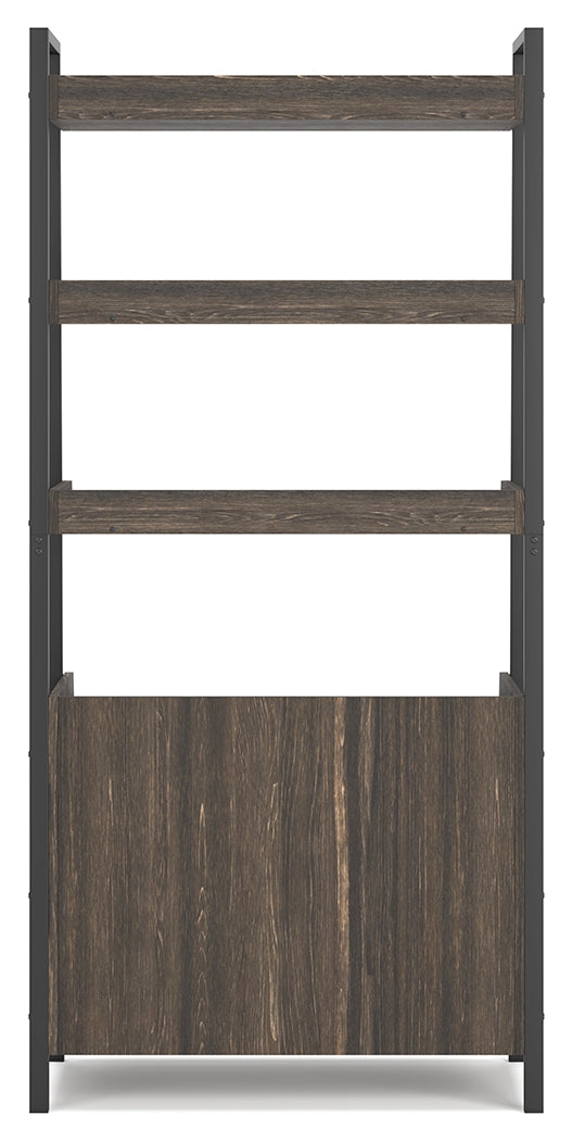 Zendex Dark Brown 72" Bookcase