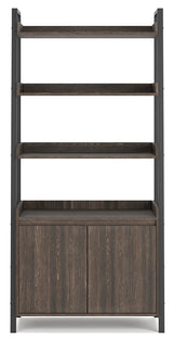 Zendex Dark Brown 72" Bookcase