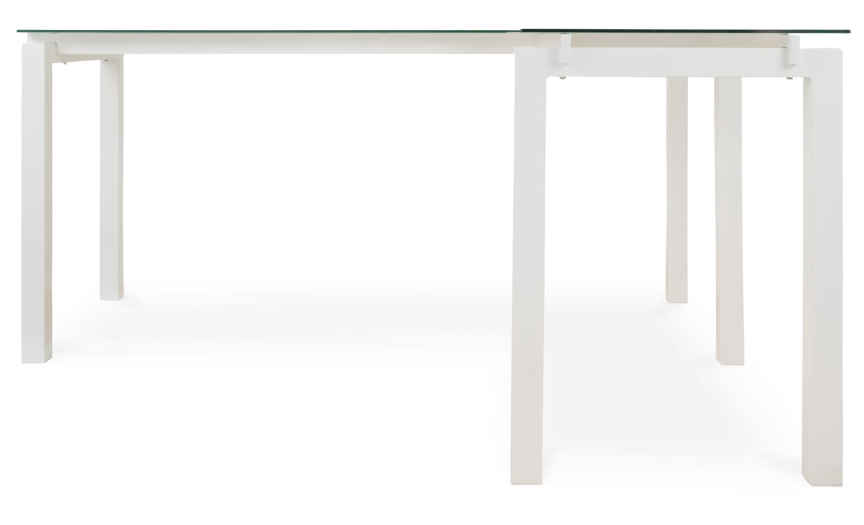 Baraga White Home Office L-Desk