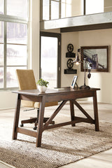 Baldridge Rustic Brown Home Office Desk