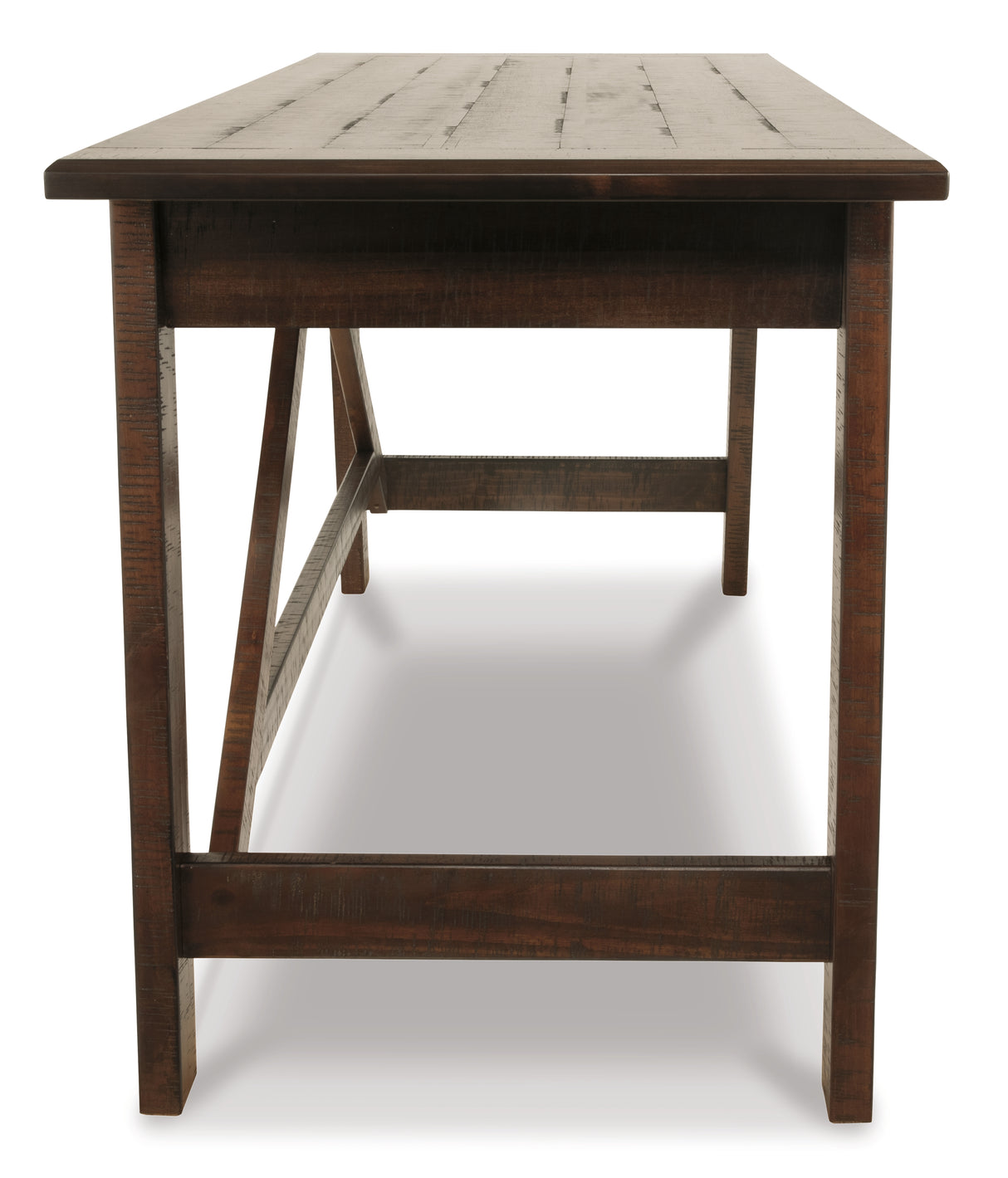 Baldridge Rustic Brown Home Office Desk