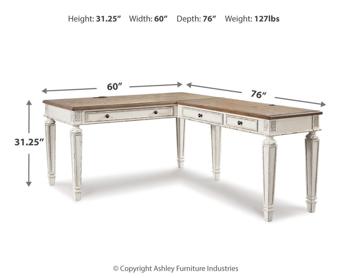 Realyn 2-Piece Home Office Desk