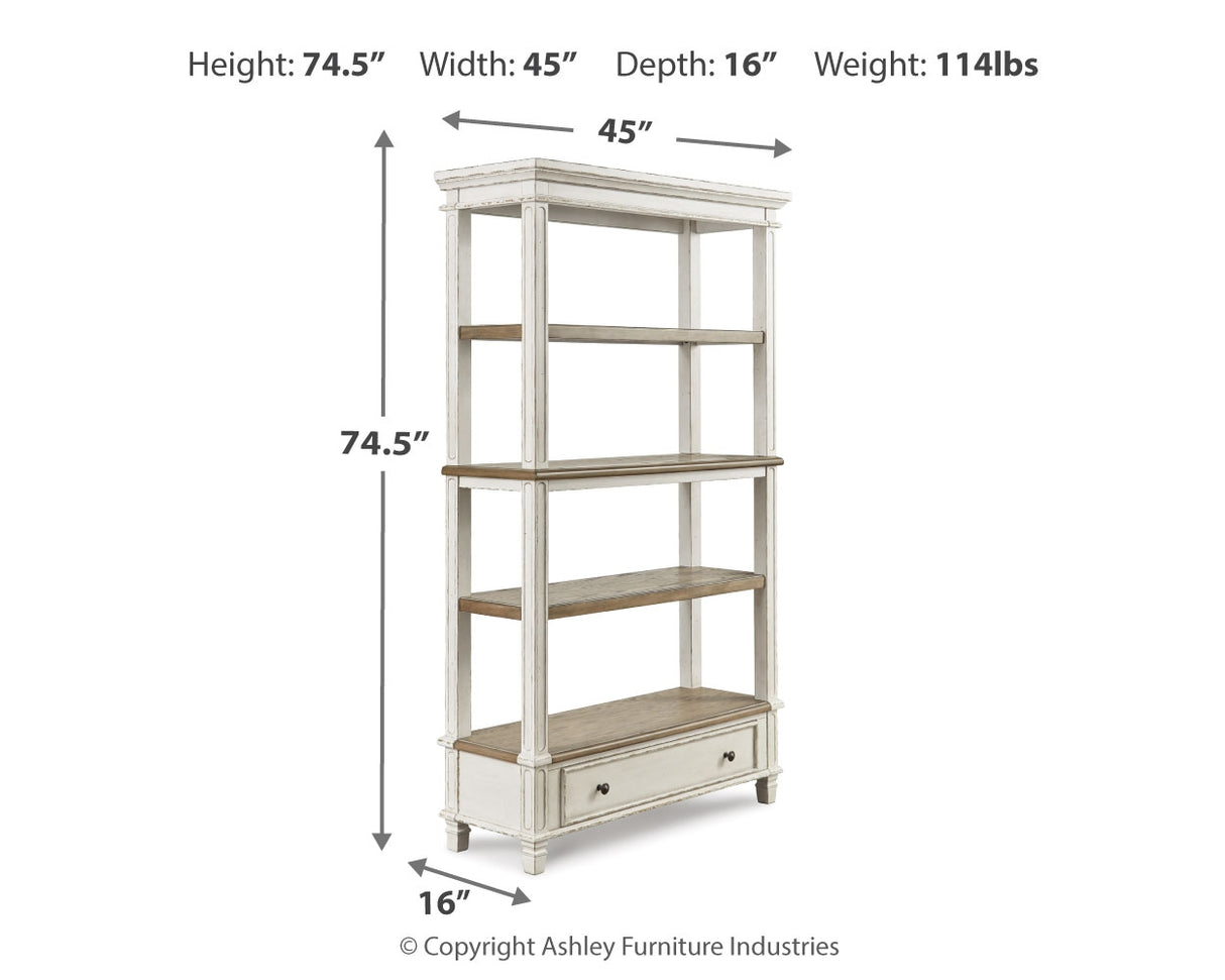 Realyn Home Office Desk and Bookcase