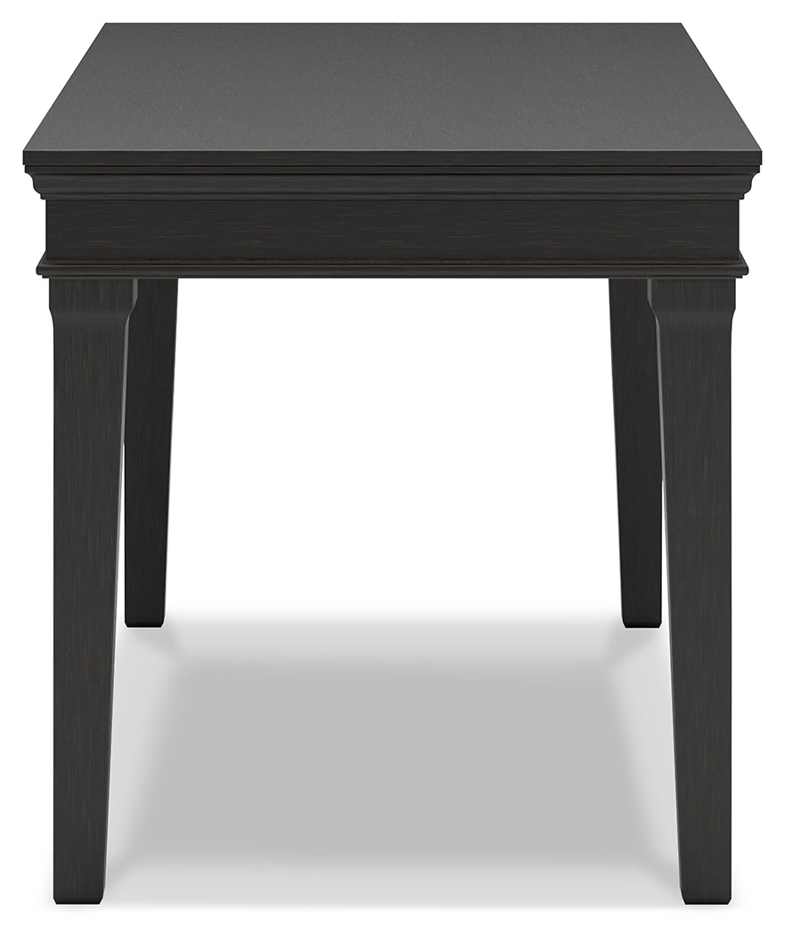 Beckincreek Black Home Office Desk