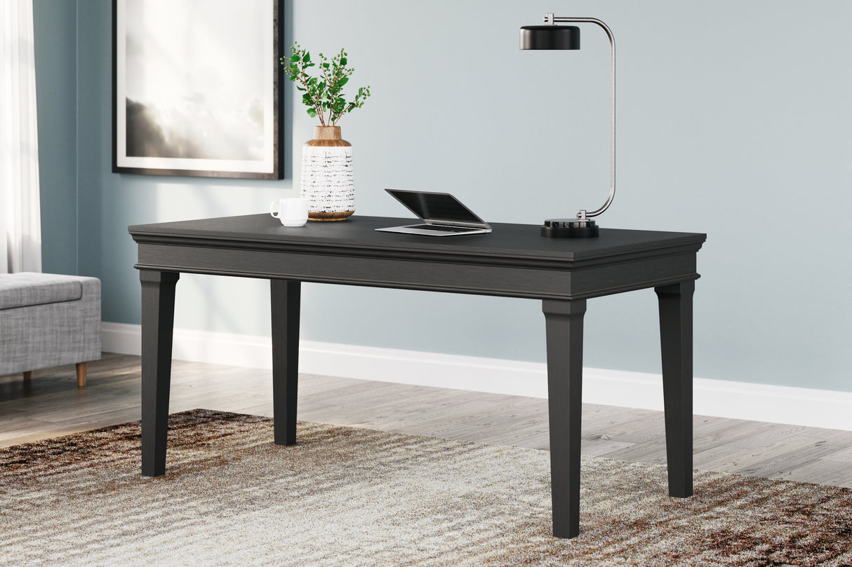 Beckincreek Black Home Office Desk