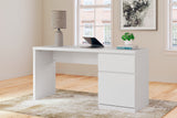 Onita White 60" Home Office Desk