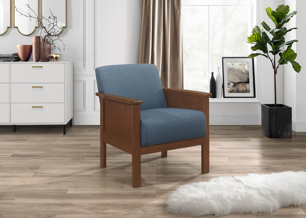 Accent Chair, Blue (Use 7Cm-1178Bu-1)