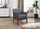 Accent Chair, Blue (Use 7Cm-1178Bu-1)