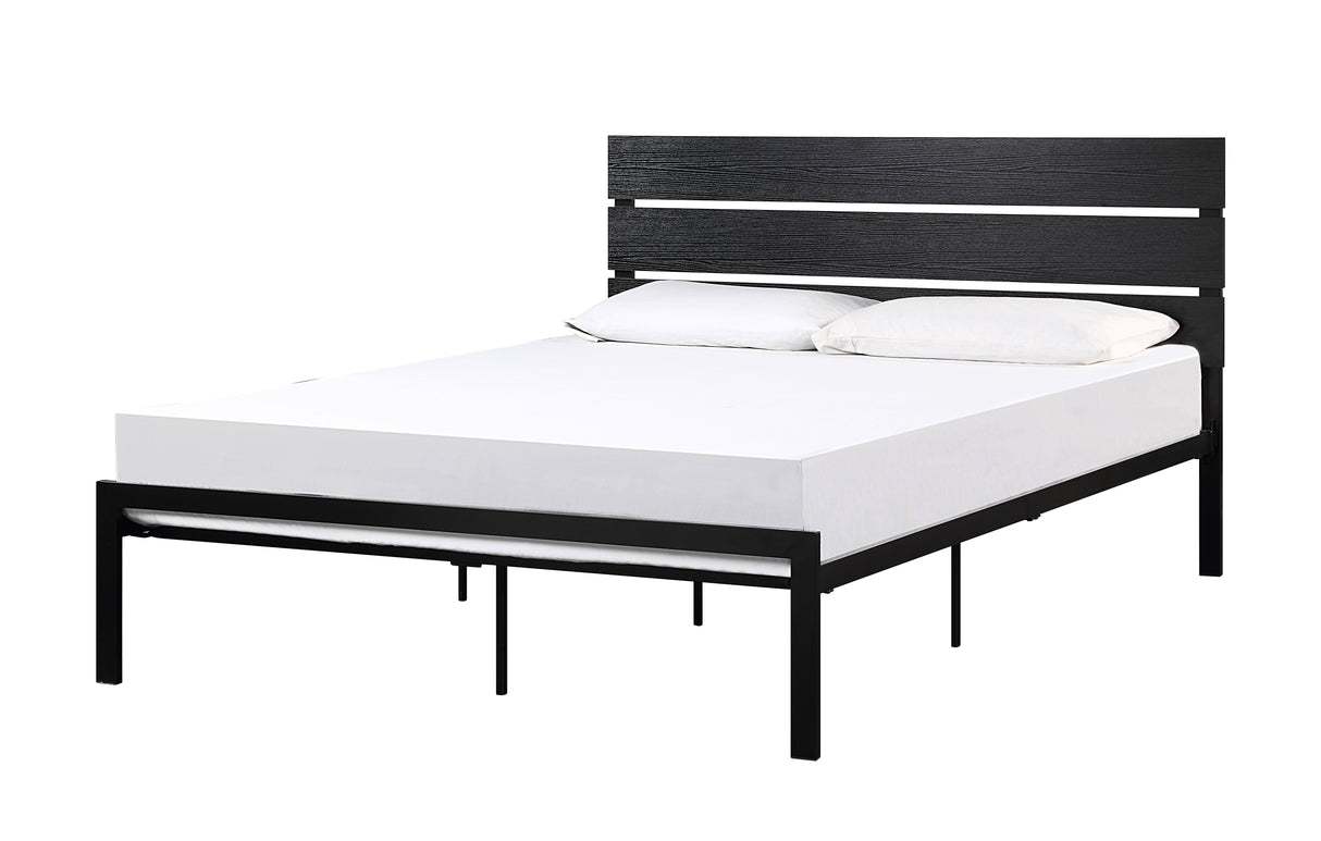 Black Metal Bed, Full