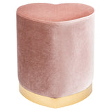 Kianna Heart Vanity Ottoman