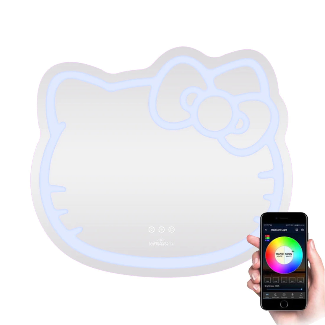 Hello Kitty LED Wall Mirror