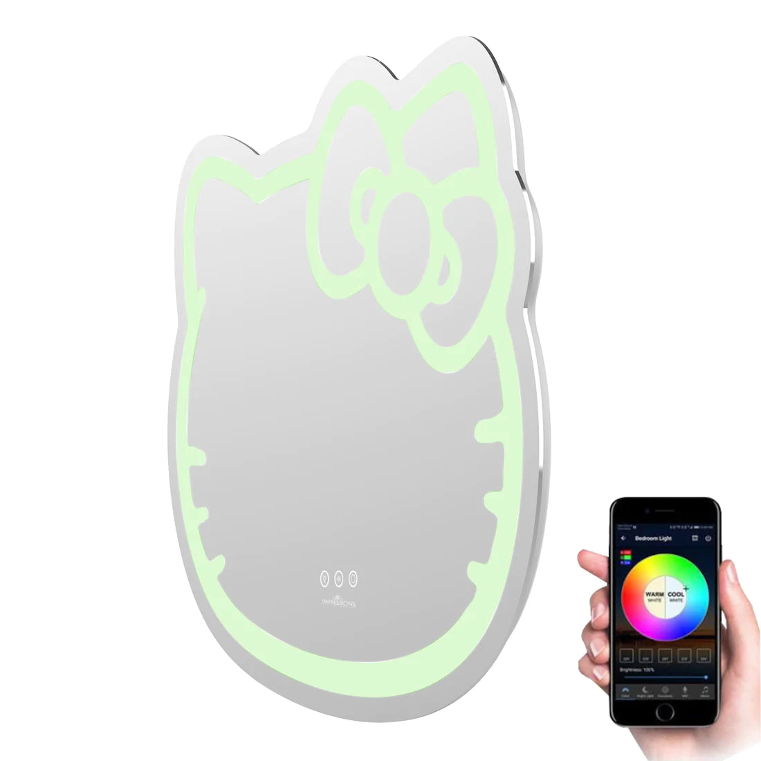 Hello Kitty LED Wall Mirror