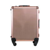 SlayCase® XL Vanity Travel Train Case in Rose Gold Bling