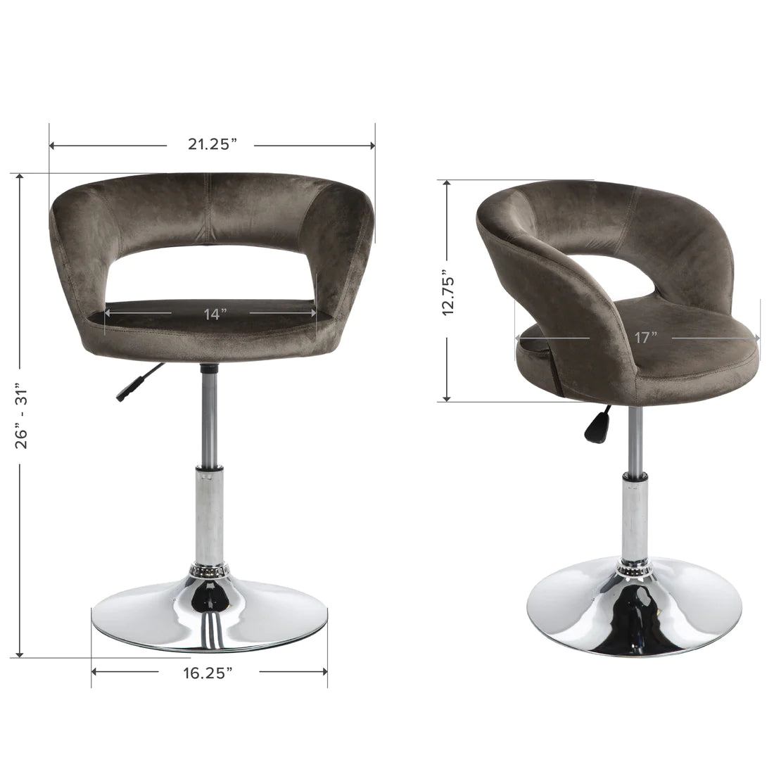 Giselle Contemporary Vanity Chair