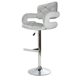 Vera Diamond Tufted Vanity Stool