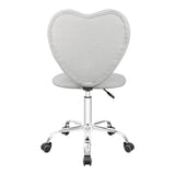 Heart Swivel Vanity Chair