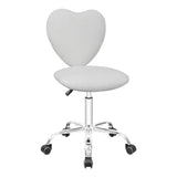 Heart Swivel Vanity Chair