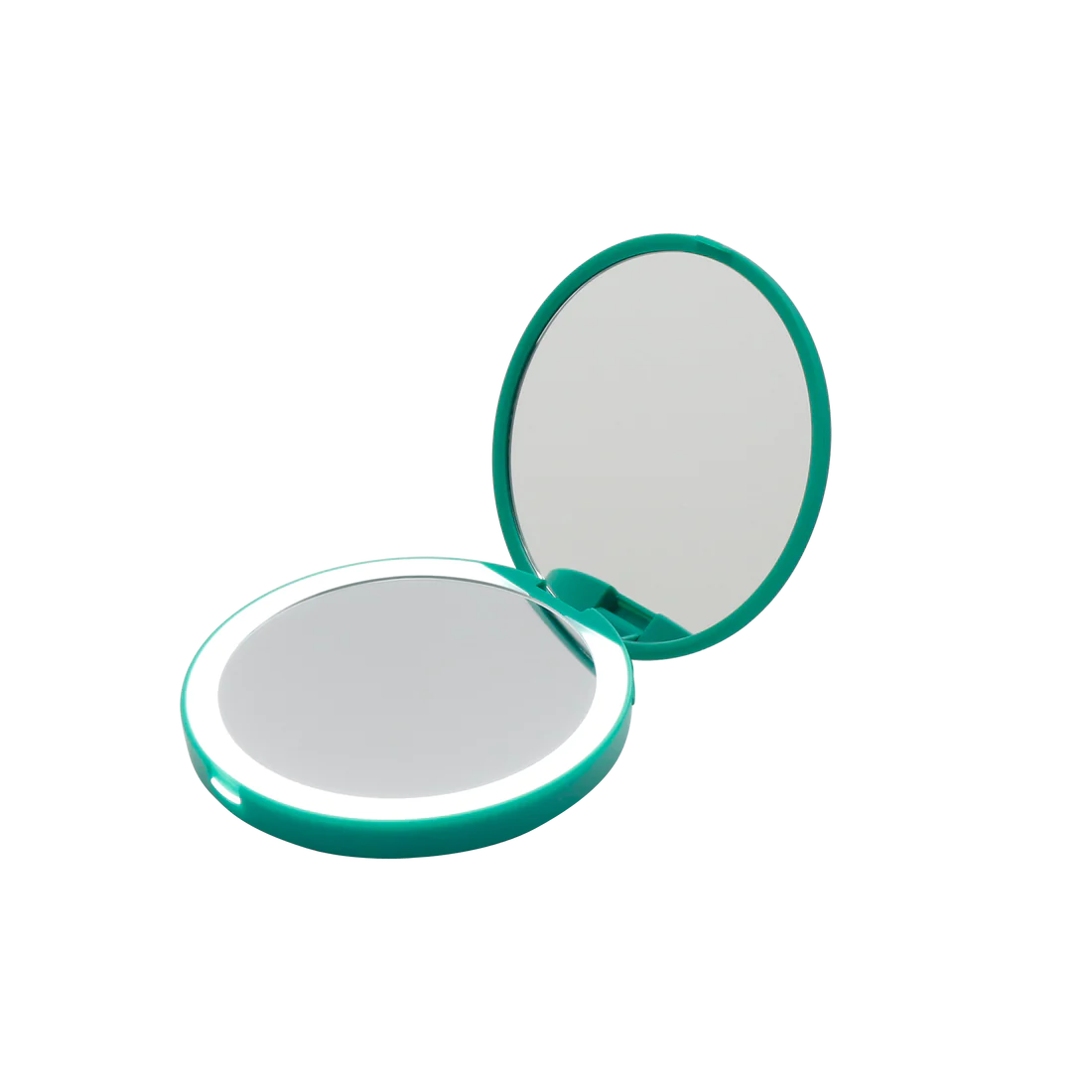 Ariel Compact Mirror with Wireless Power Bank Charging Base