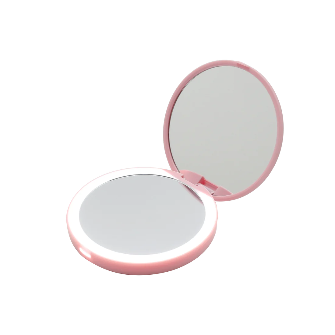 Aurora Compact Mirror with Wireless Power Bank Charging Base