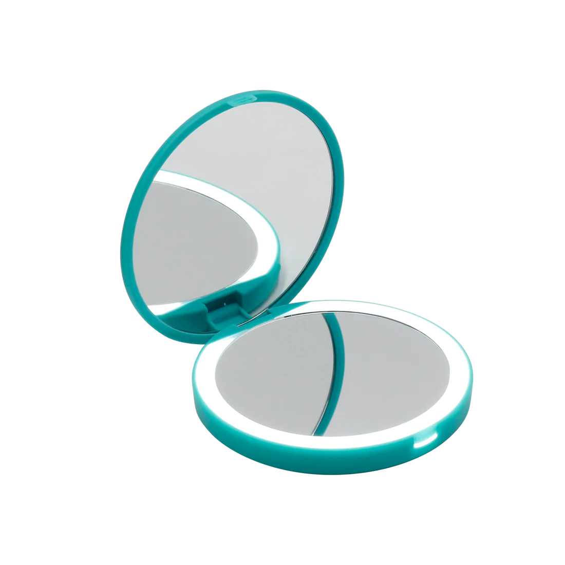 Jasmine Compact Mirror with Wireless Power Bank Charging Base