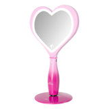 Barbie LED Handheld Makeup Mirror with Standing Base