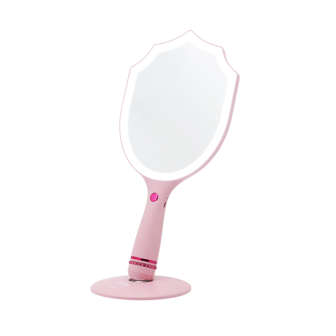 Aurora LED Handheld Makeup Mirror With Standing Base