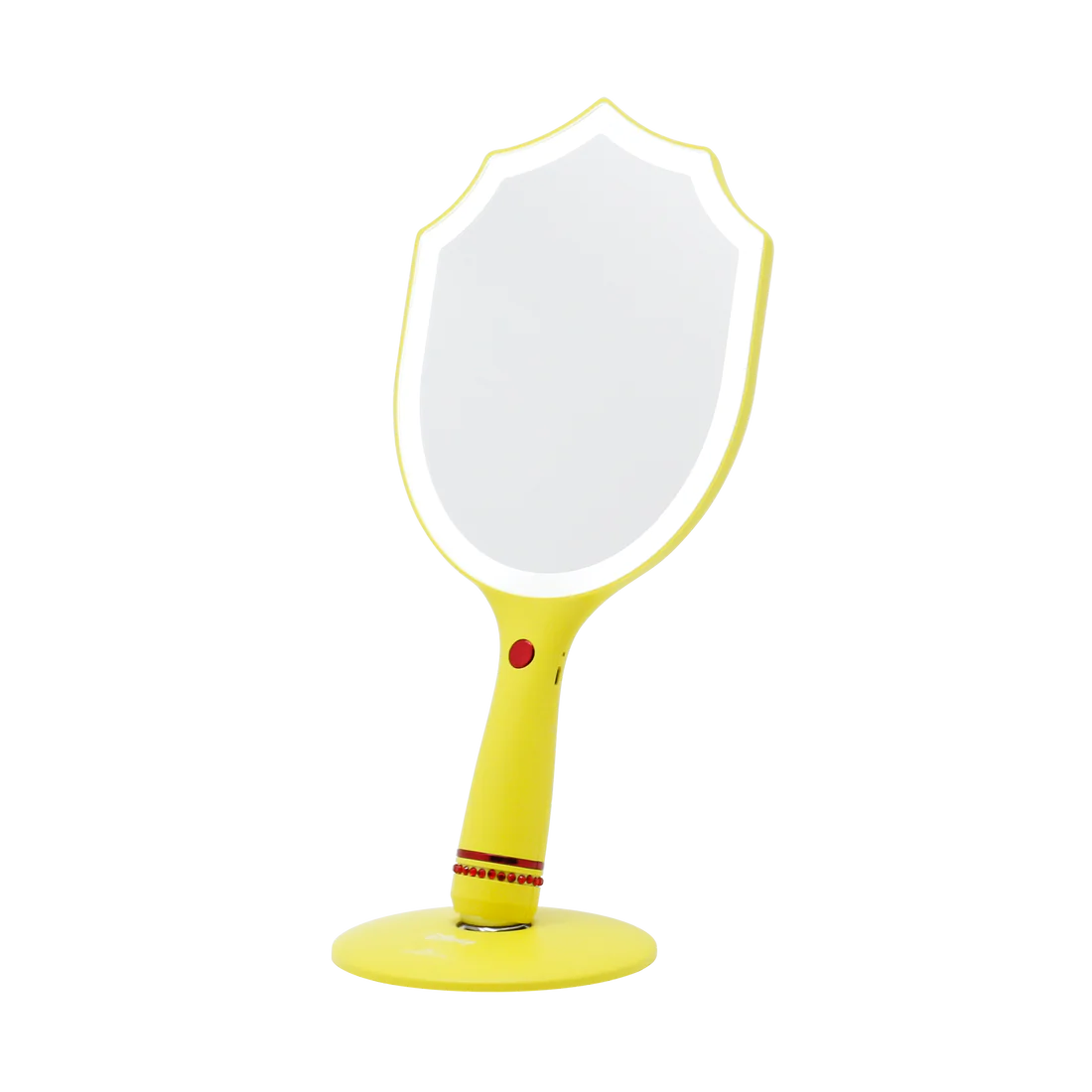 Belle LED Handheld Makeup Mirror With Standing Base