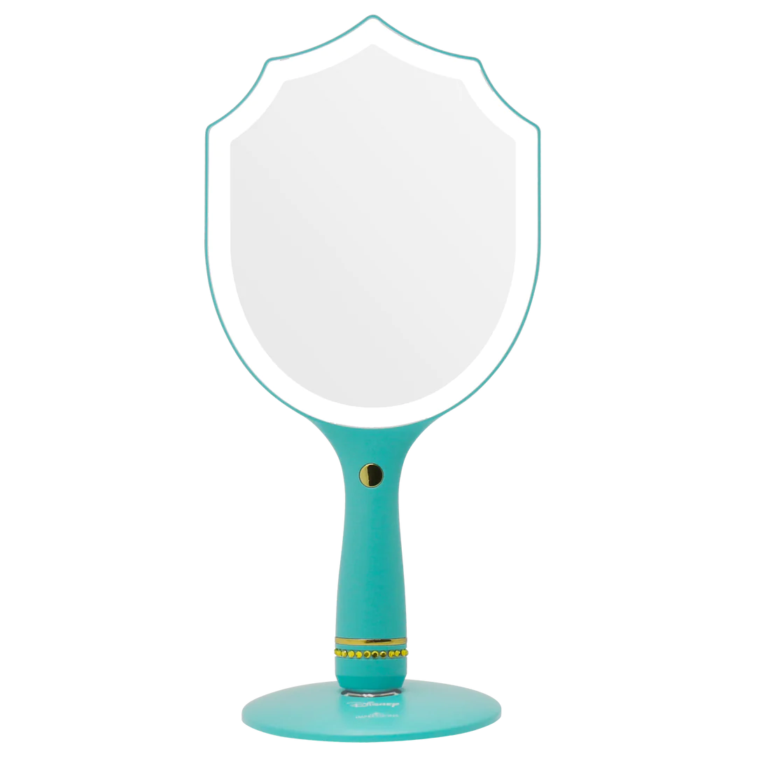 Jasmine LED Handheld Makeup Mirror With Standing Base