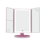 Hello Kitty Trifold LED Tri-Tone Makeup Mirror with Magnification