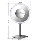 Luxe Tri-Tone LED Makeup Mirror