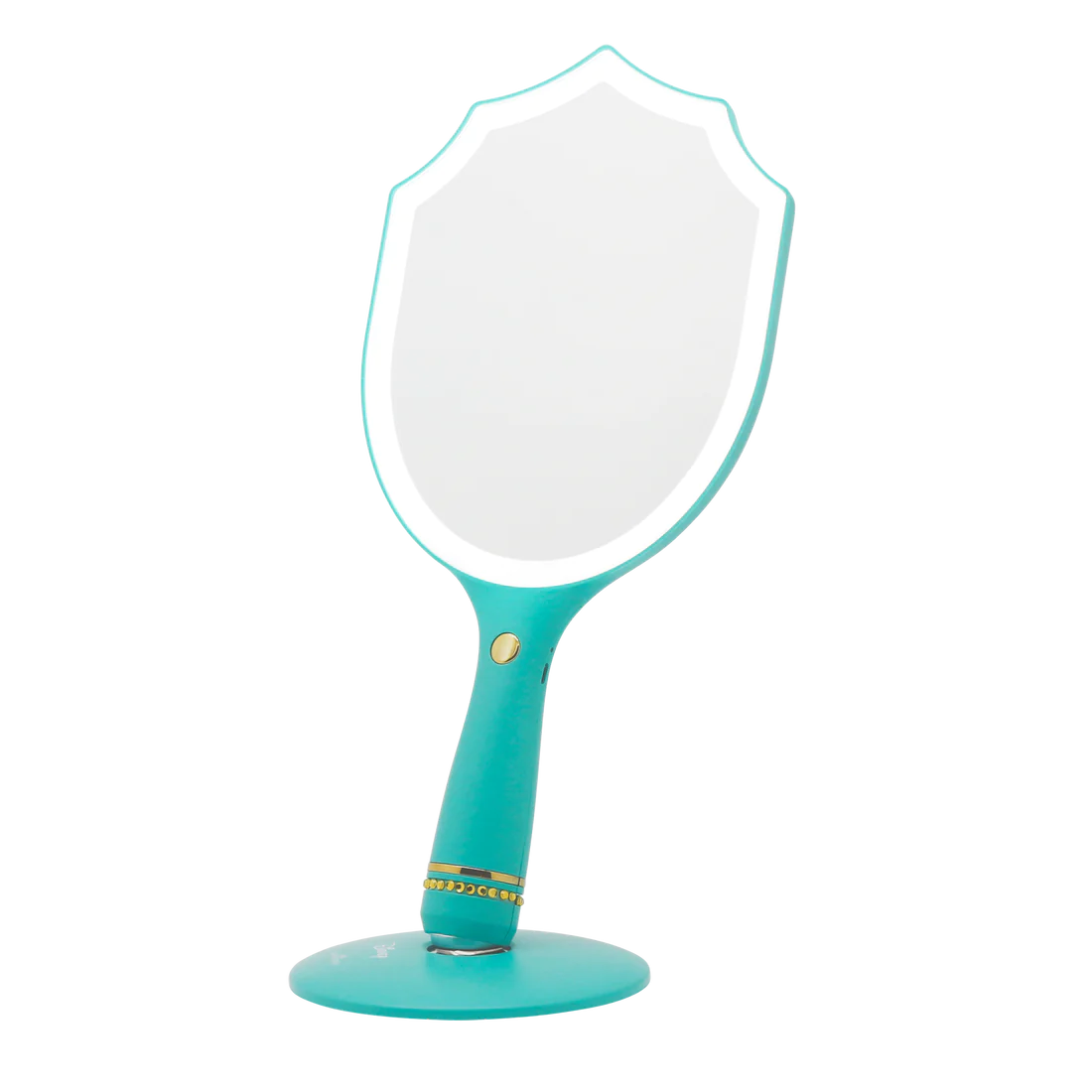 Jasmine LED Handheld Makeup Mirror With Standing Base