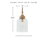 Faiz Transparent Pendant Light