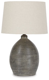 Joyelle Gray Table Lamp