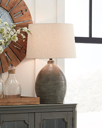 Joyelle Gray Table Lamp