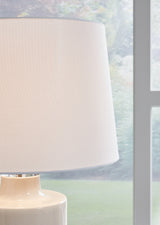 Cylener Off White Table Lamp