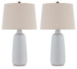 Avianic White Table Lamp (Set Of 2)