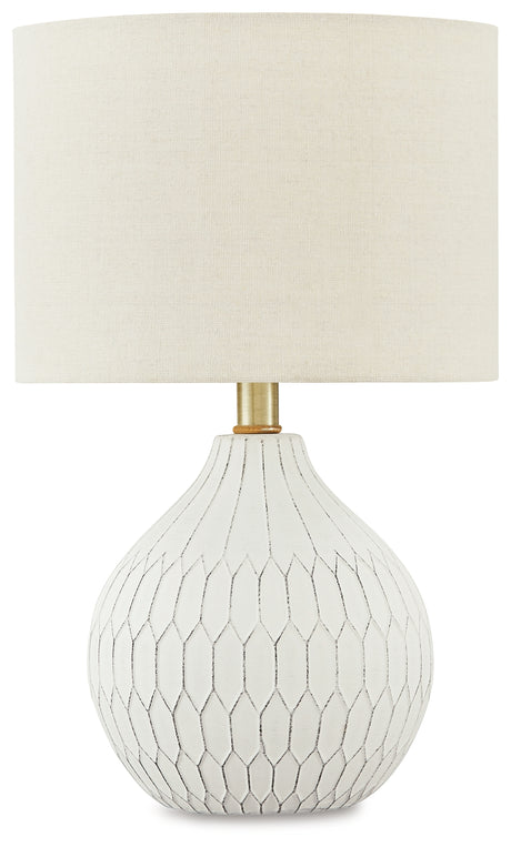 Wardmont White Table Lamp